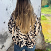 Donovan | Baseballjacke mit Zebramuster und Reißverschluss für Damen
