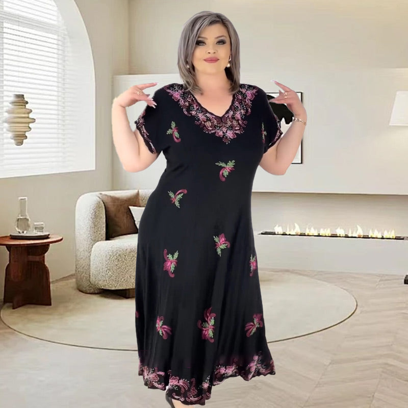 Aurora  | V-Ausschnitt-Kleid für Damen