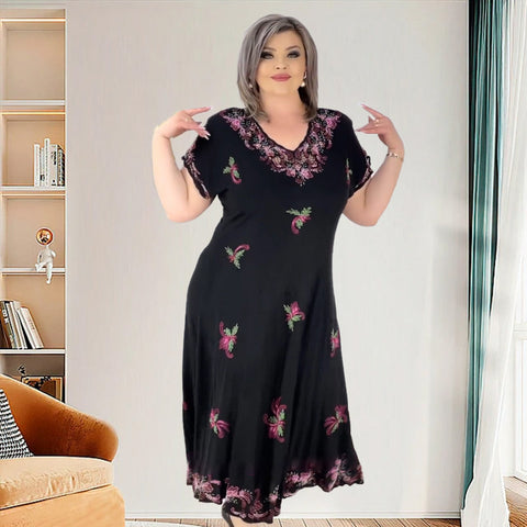 Aurora  | V-Ausschnitt-Kleid für Damen