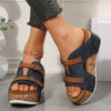 Adrienne | Modische Plateau-Sandalen mit Keilabsatz für Damen
