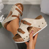Adrienne | Modische Plateau-Sandalen mit Keilabsatz für Damen