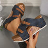 Adrienne | Modische Plateau-Sandalen mit Keilabsatz für Damen