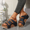 Adrienne | Modische Plateau-Sandalen mit Keilabsatz für Damen
