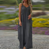 Pearl | Jumpsuit mit weiten Beinen und Taschen für Damen