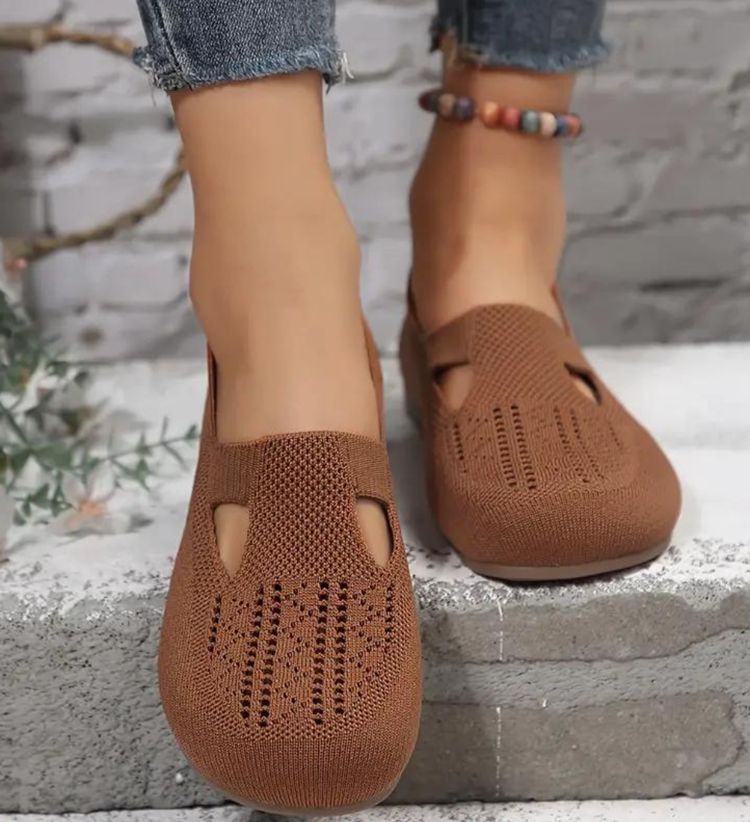 Adeline | Bequeme, atmungsaktive Strick-Schuhe für Damen zum Gehen
