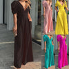 Persephone | Jumpsuits mit tiefem V-Ausschnitt und weitem Bein für Damen