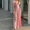 Persephone | Jumpsuits mit tiefem V-Ausschnitt und weitem Bein für Damen