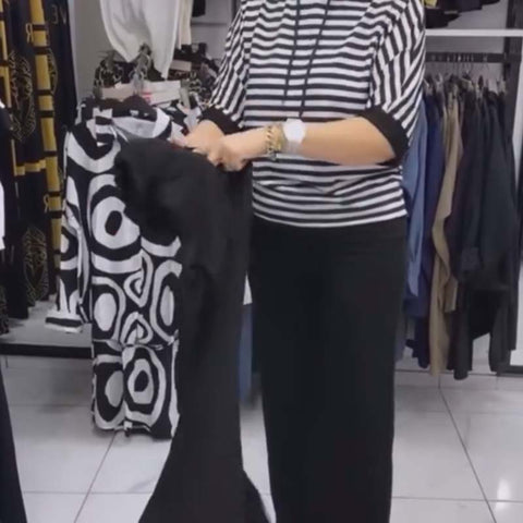 Gena | Set aus Top mit Trägern und einfarbigen Hosen für Damen