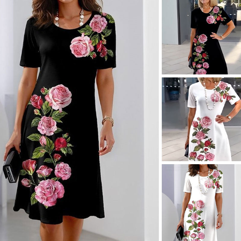 Ollie | Stilvolles Kleid mit Blumenmuster