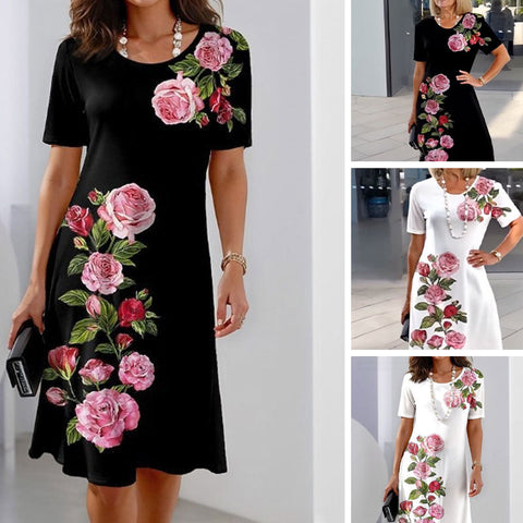 Ollie | Stilvolles Kleid mit Blumenmuster