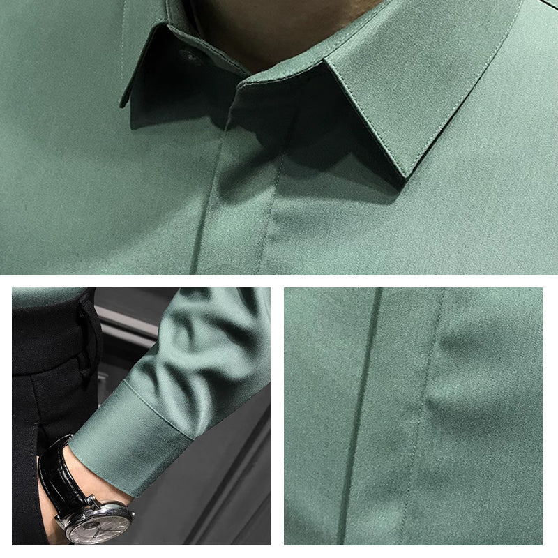 Silvano | Knitterfreies Button-Down-Hemd für Herren