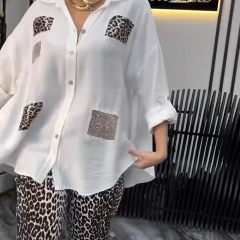 Blane | 2-teiliges Set mit Leopardenmuster für Damen