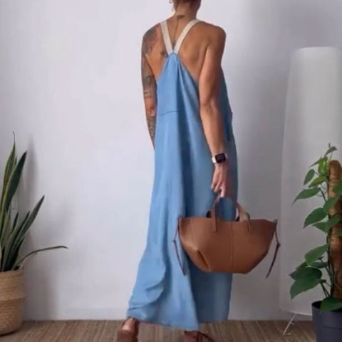 Anastasia | Lässiges, trendiges Trägerkleid mit lockerer Passform für Damen