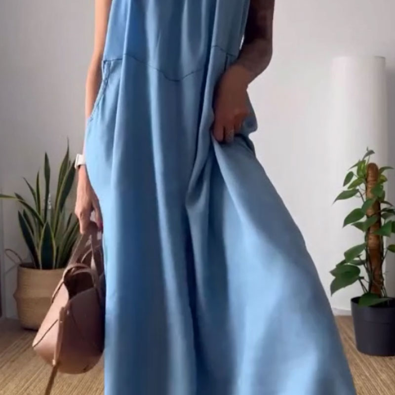 Anastasia | Lässiges, trendiges Trägerkleid mit lockerer Passform für Damen