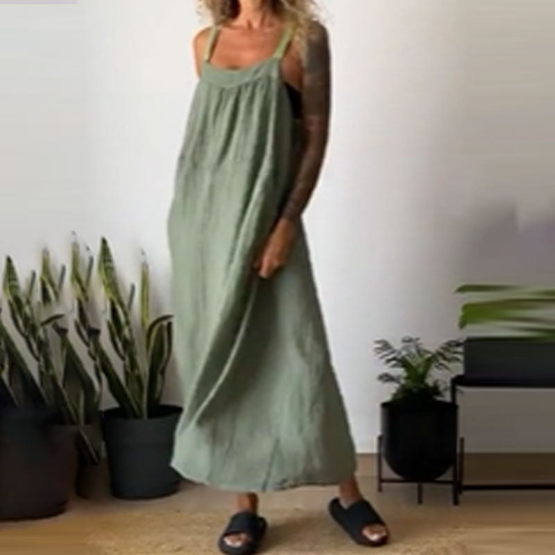 Anastasia | Lässiges, trendiges Trägerkleid mit lockerer Passform für Damen