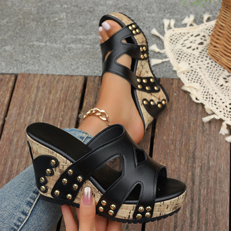 Kieran | Keilabsatz-Sandalen mit Plateau und Komfort für Damen