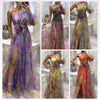 Eltona | Farbblock-Mirage-Kleid