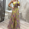 Eltona | Farbblock-Mirage-Kleid