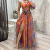 Eltona | Farbblock-Mirage-Kleid