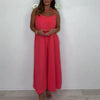 Yahaira | Damen lockerer Overall mit weiten Beinen
