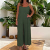 Yahaira | Damen lockerer Overall mit weiten Beinen