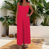 Yahaira | Damen lockerer Overall mit weiten Beinen
