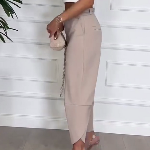 Atticus | Einfarbige Karottenhose für Damen