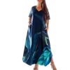 Leanna | Kurzärmeliges bedrucktes Kleid