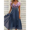 Kyleigh | Elegantes Kleid mit V-Ausschnitt und Muster