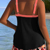 Reign | Bedruckter Badeanzug-Oberteil und Shorts-Set