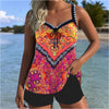 Reign | Bedruckter Badeanzug-Oberteil und Shorts-Set