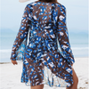 Emmett | Damen 3-teiliger Bikini-Set mit Cover-Up-Oberteil