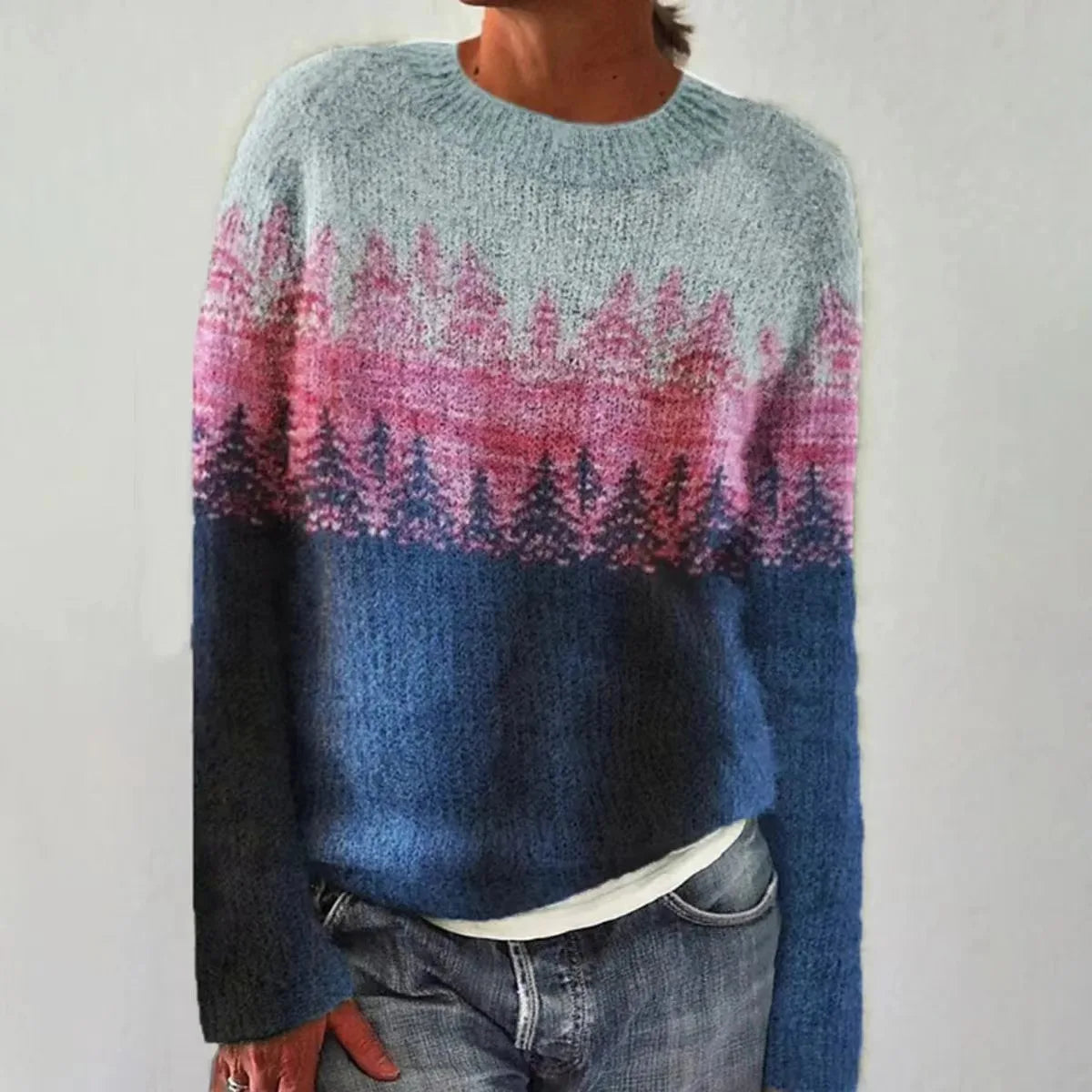Silvia | Retro-Herbstpullover