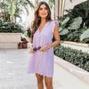 Adriana | Taschen- & V-Ausschnittkleid