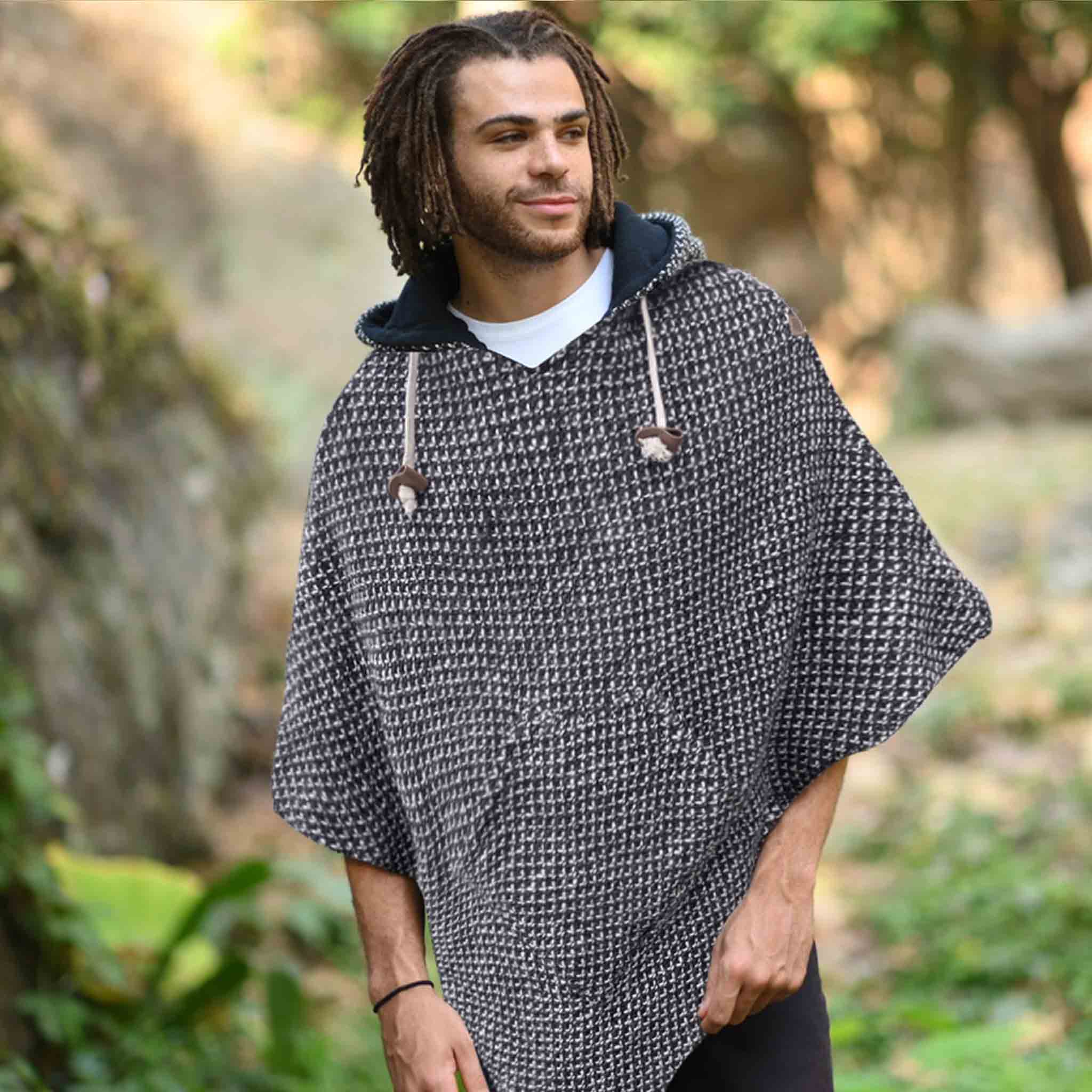 Alex | Abajo Wollponcho für Männer und Frauen