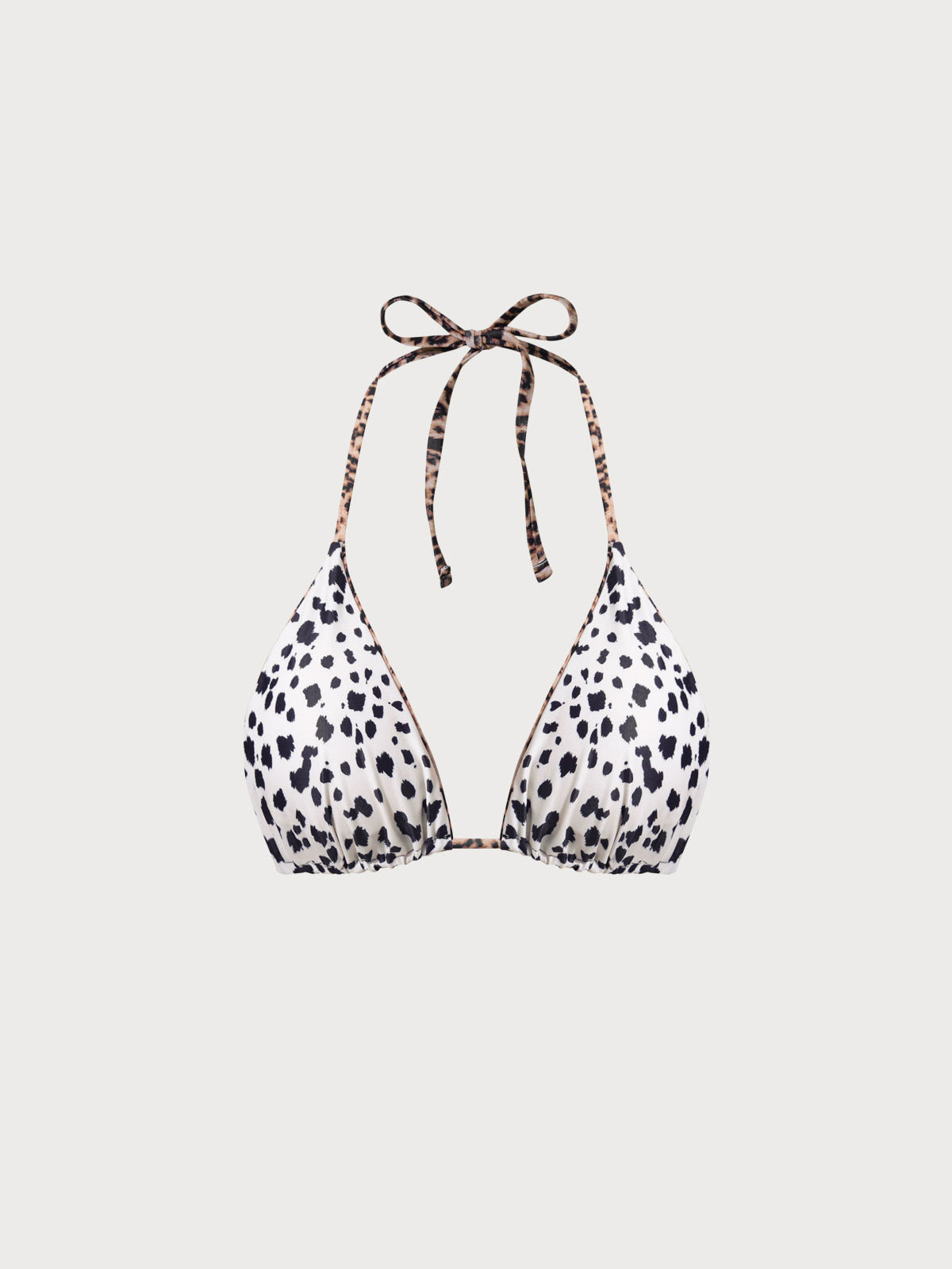 Kassandra | Leopardenmuster umkehrbarer Bikini-Oberteil