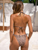Kassandra | Leopardenmuster umkehrbarer Bikini-Oberteil